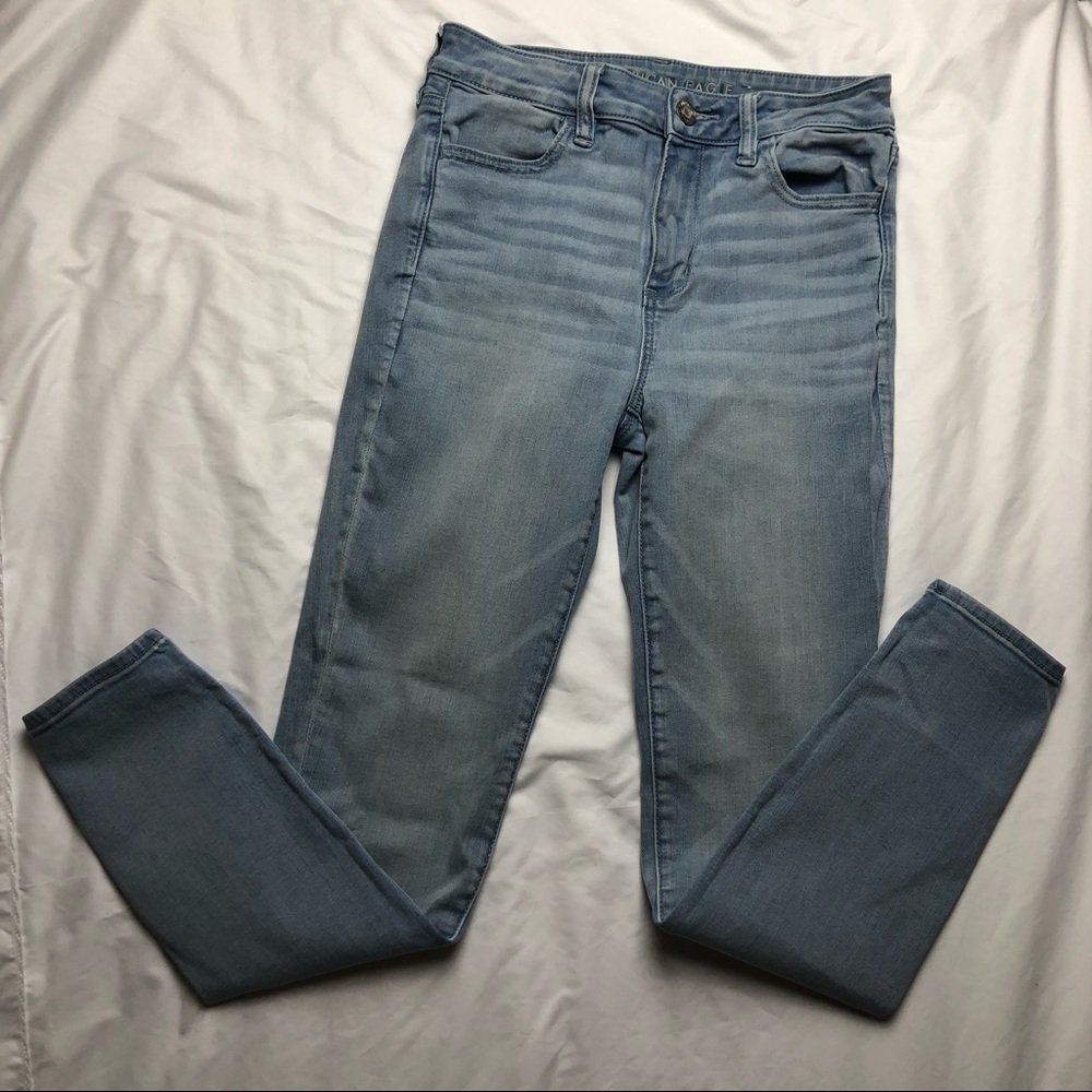 American Eagle AE Next Level Stretch Hi Rise Jegging Size 10